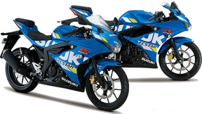 Amotopart 17-24 スズキ GSX-R125 ブラック ブルー ホワイト フェアリング キット (米国バージョンにのみ適合)