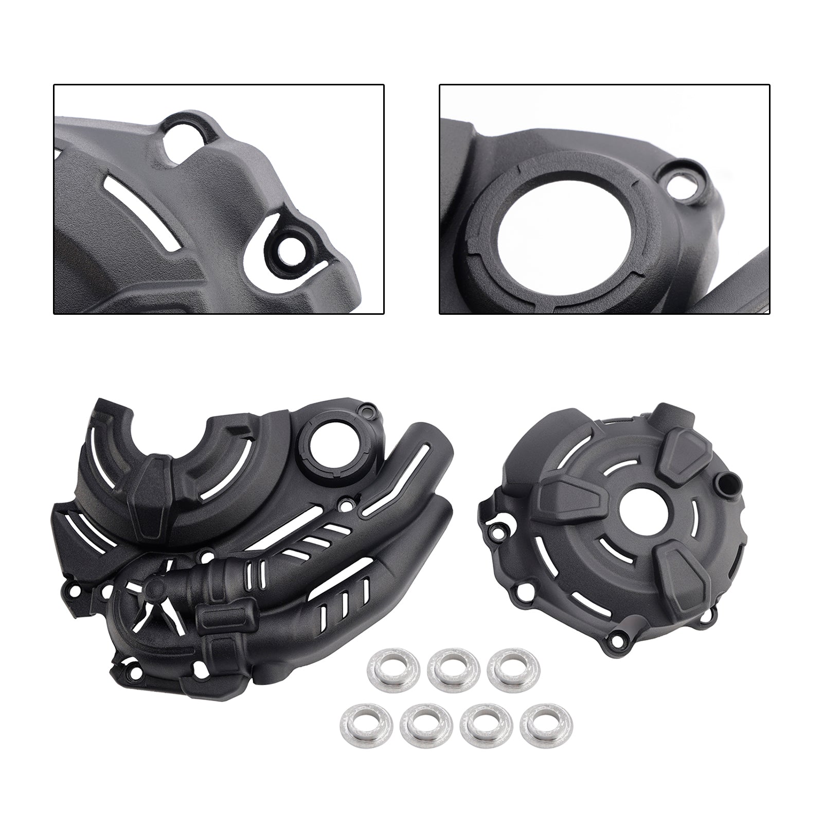 Yamaha tenere MT-07 Tracer 7 Protector Engine Crash Bunds Pad Housing Black