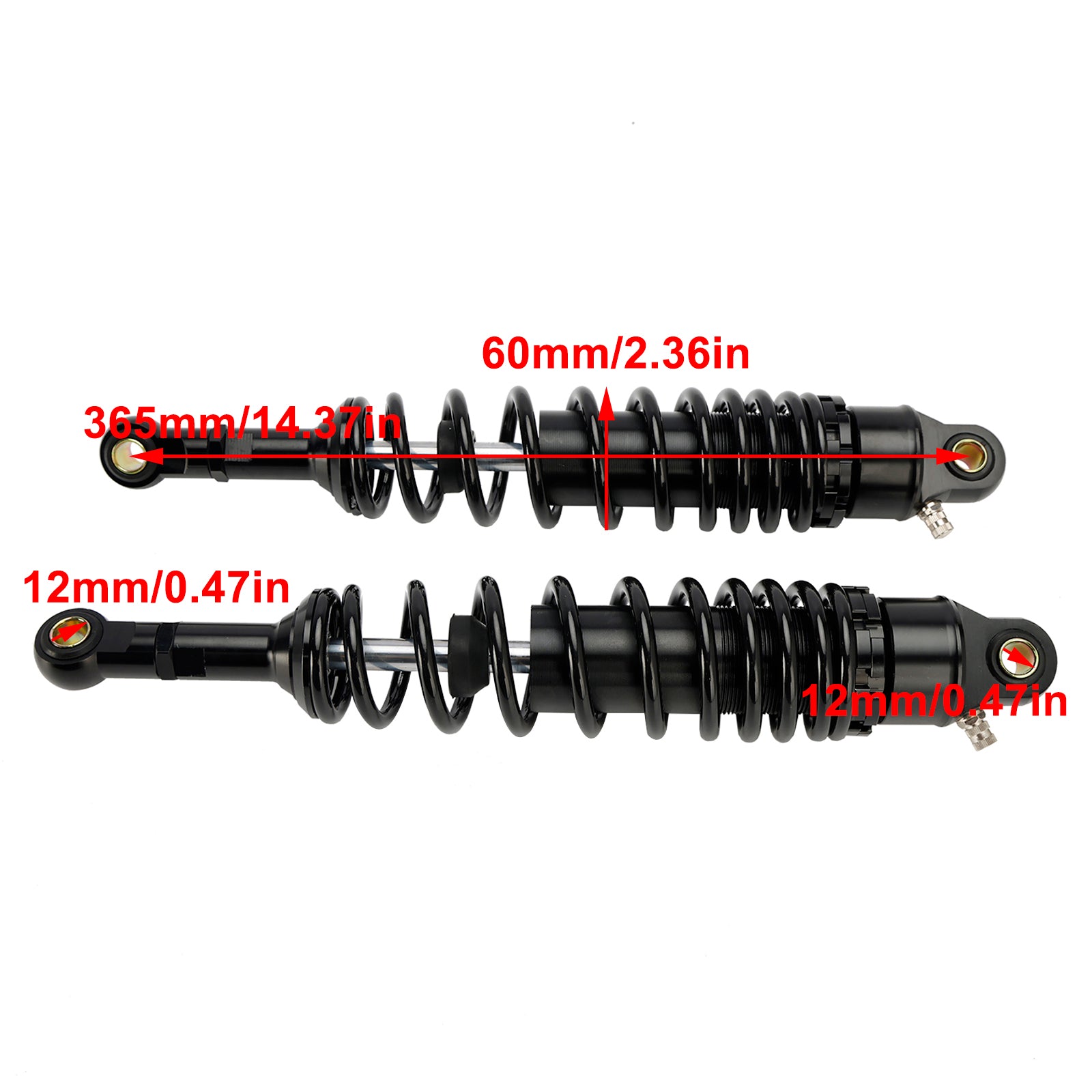 Honda CT125 Cross Cub 110 50 365mm Rear Suspension Air Shock Absorbers