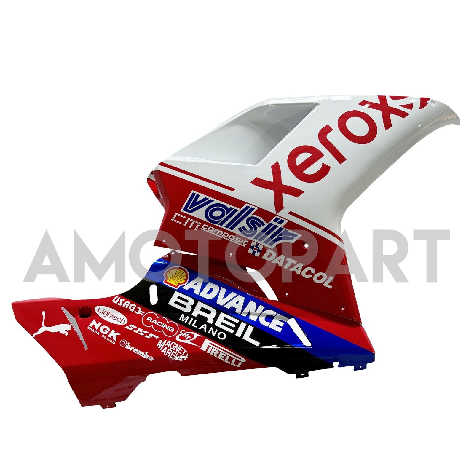 Amotopart 2007-2011 Ducati 1098/1198/848 Black White Red Blue Fairing Kit