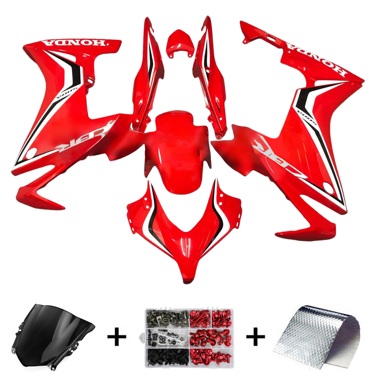 Kit carena rossa Amotopart 2013-2015 Honda CBR500R