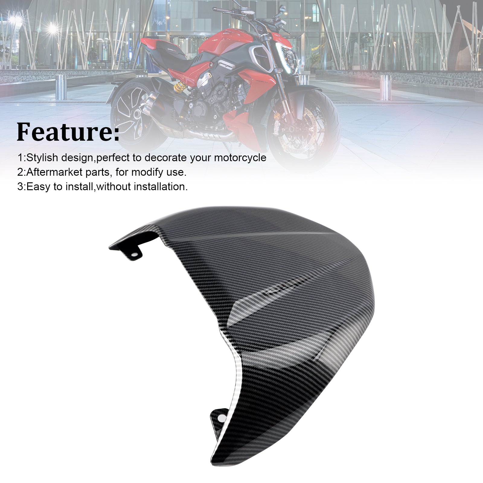 2023-2024 Ducati Diavel V4 Tail Rear Seat Cover Fairing Cowl