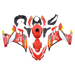 Amotopart 2018-2024 Kawasaki EX400 Ninja400 Red&Orange Fairing Kit