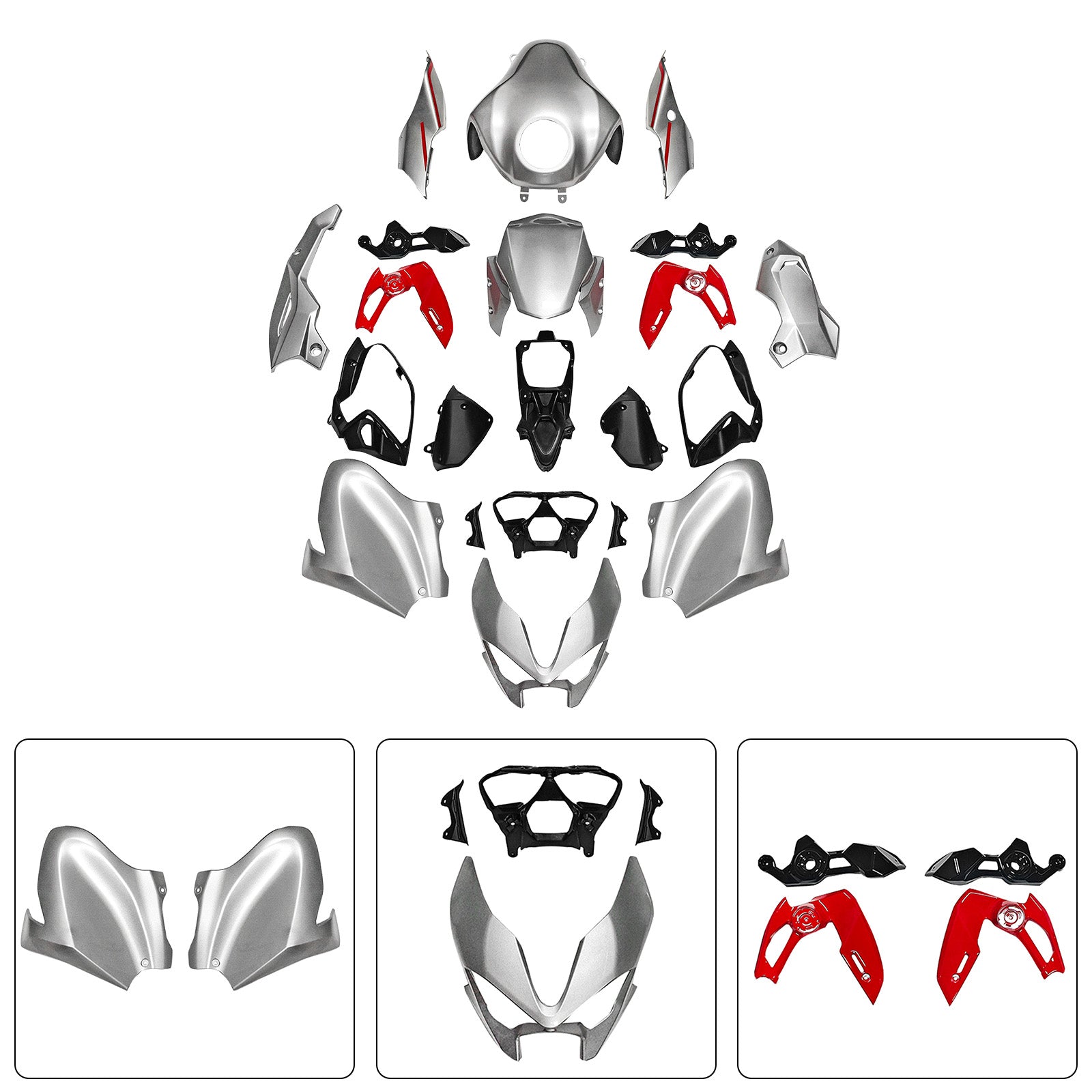 Amotopart 2025-2026 Kawasaki Z900 Fairing Kit Collection