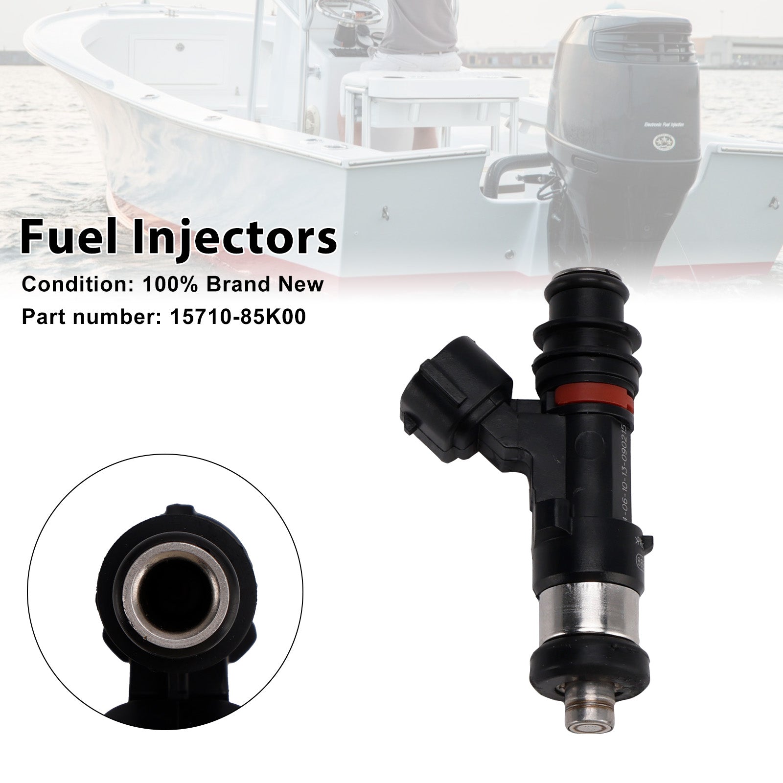 Suzuki DF40A DF50A DF60A Outboard Fuel Injectors 15710-85K00