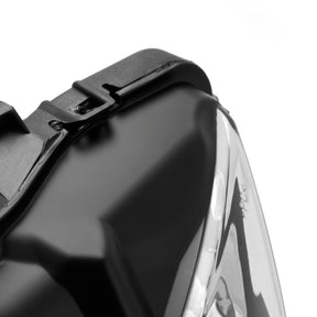 Frontscheinwerfer-Gitter-Scheinwerfer-LED-Schutz für Yamaha Y15ZR V2 2019–2021, rauchfarben