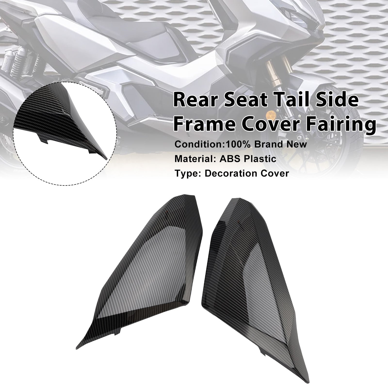 Honda ADV 350 2022-2025 Rear Seat Tail Side Frame Cover Fairing