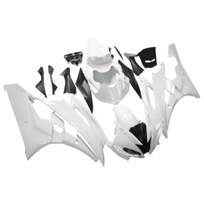 Amotopart 2006-2007 YZF 600 R6 Yamaha White Fairing Kit