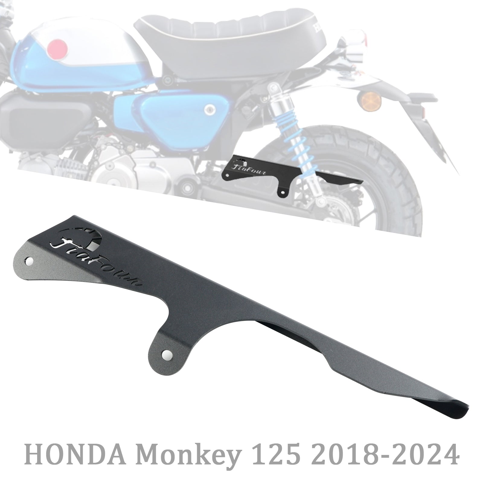 18-24 Honda Monkey 125 Protecteur de couvercle de protection de chaîne de pignon arrière