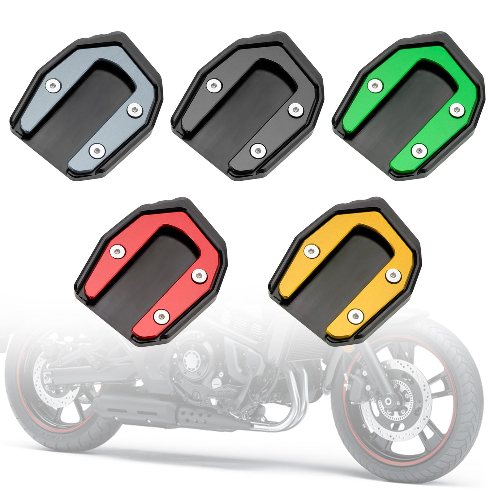 Kickstand Enlarge Plate Pad fit for Kawasaki Vulcan S 650 VN650 2015-2021