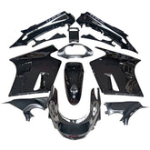 Kit carena Amotopart 1990-1992 Kawasaki ZZR1100 nero lucido