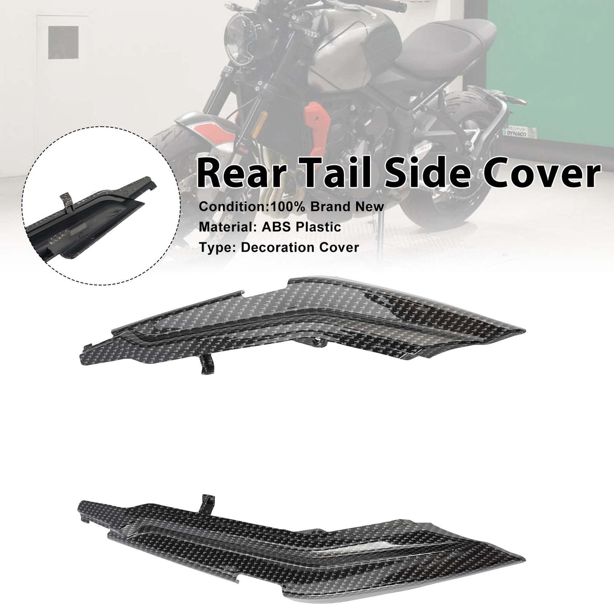 2022-2025 Trident 660 Rear Seat Side Cowl Cover Fairing