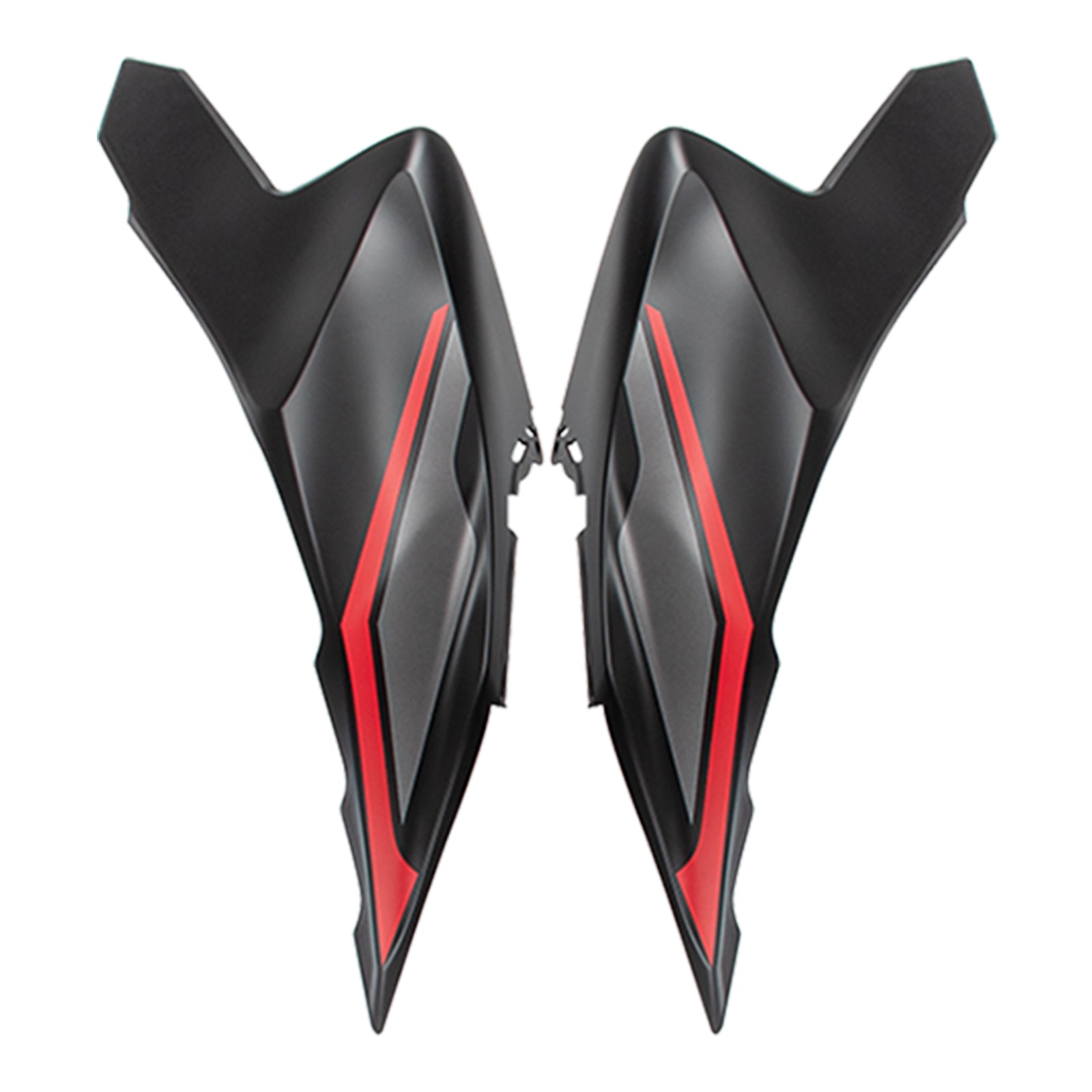 Amotopart 2022-2024 Kawasaki VERSYS 650 KLE ABS Sliver Red pattern Fairing Kit