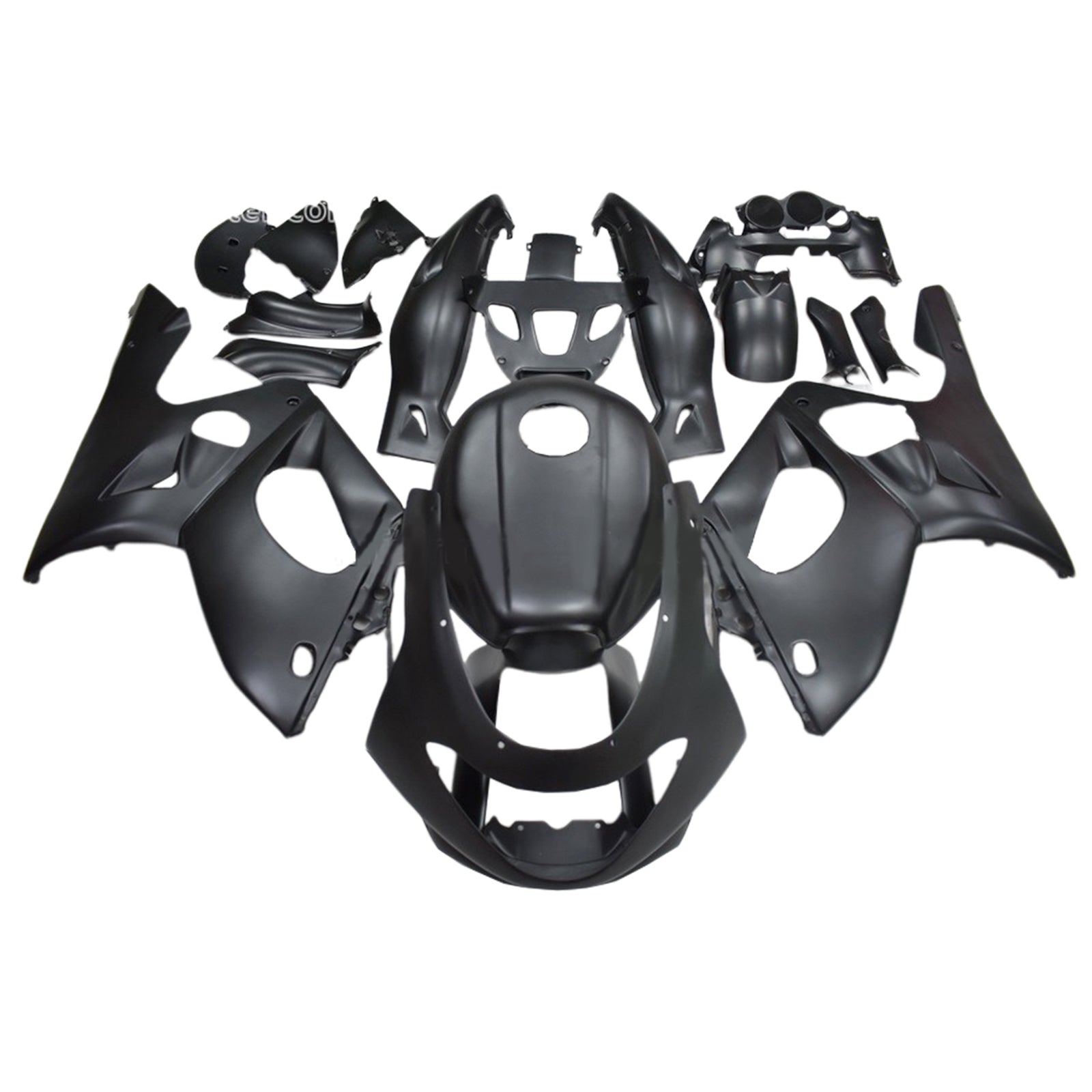 Amotopart 1996-2007 Yamaha YZF 600R Thundercat Matte Black Fairing Kit