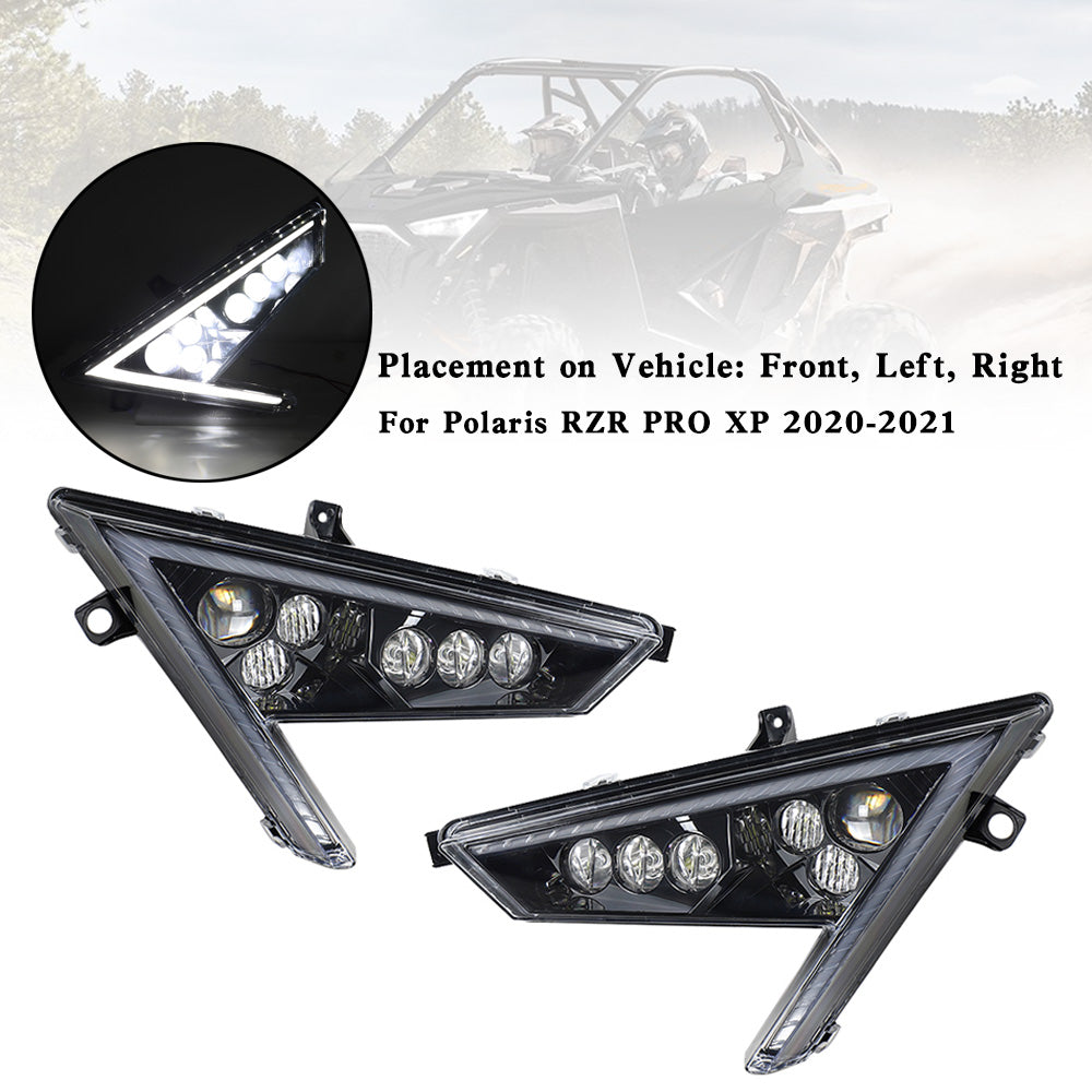 2020-2021  Front Signature Lights For Polaris RZR PRO XP 2414538 2414539