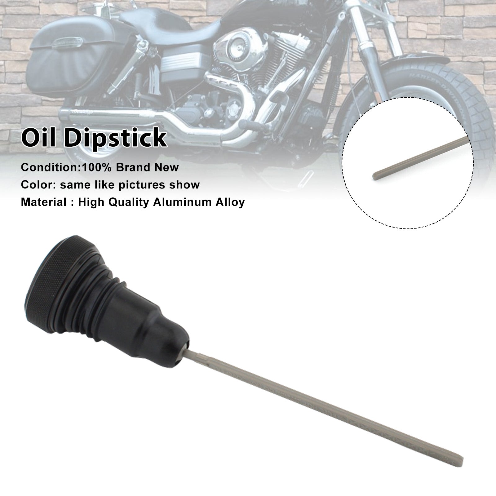2006-2017 FXD Dyna 0710-0153 Oil Dipstick Tank Cap Plug