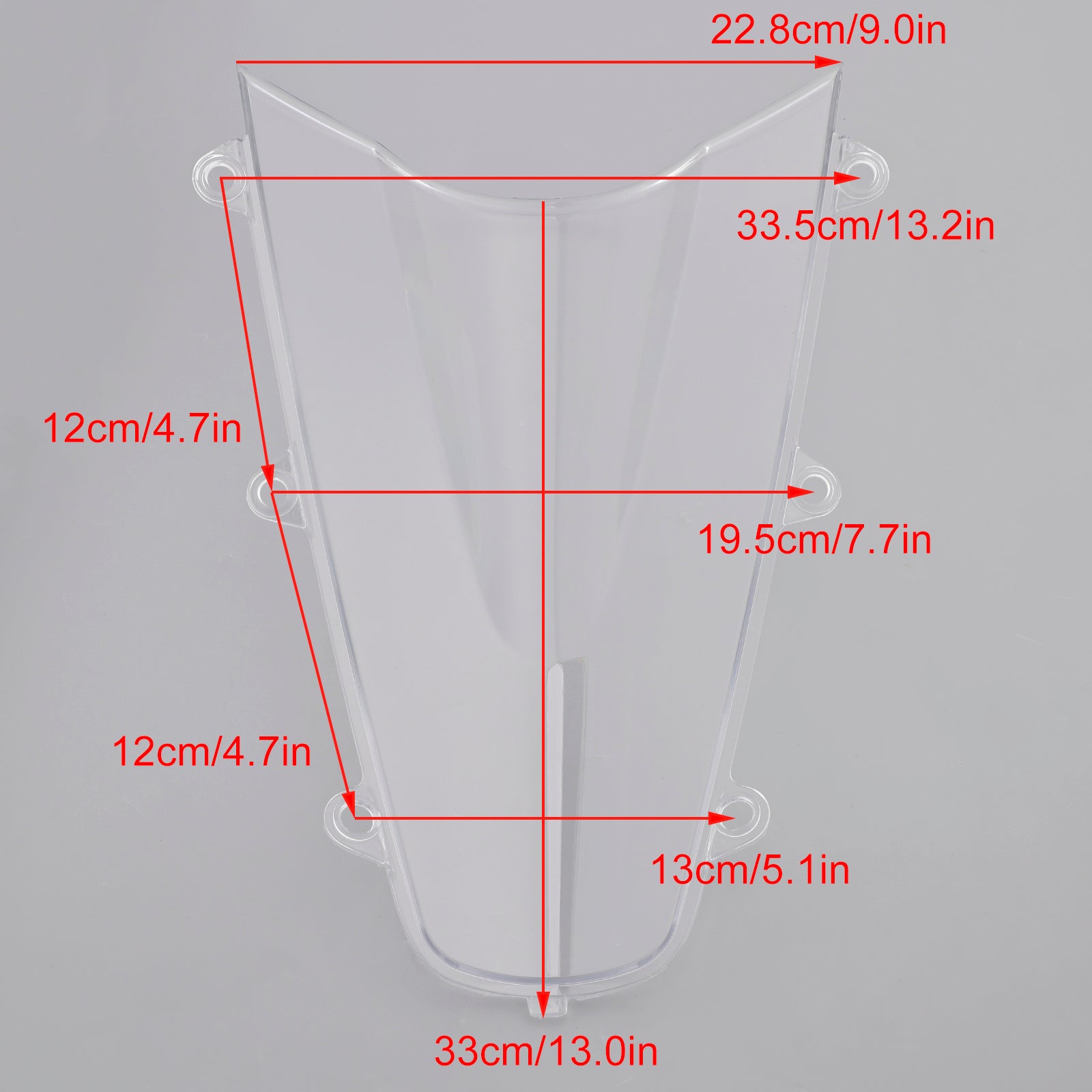 HONDA CBR1000RR 17-23 Windschutzscheibe