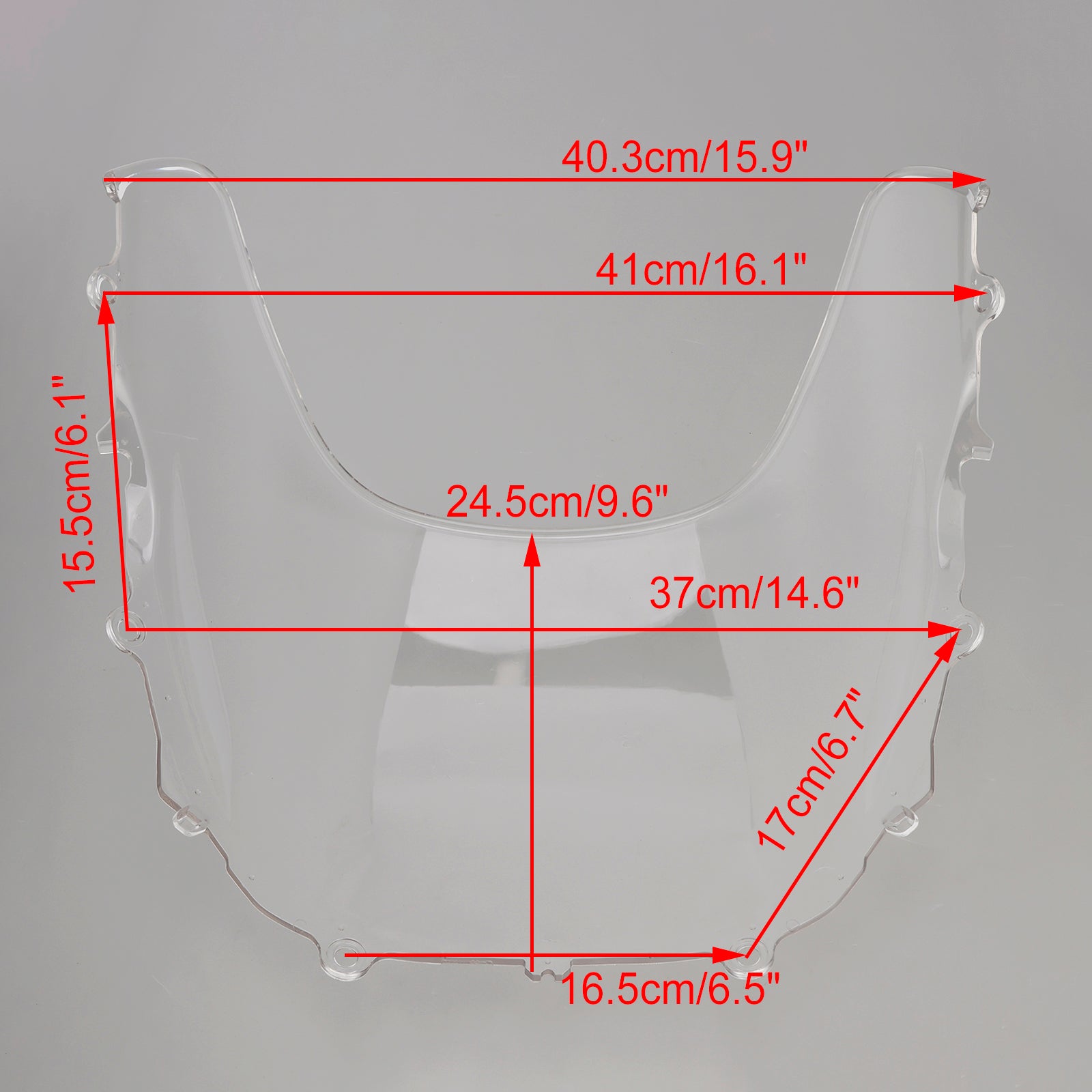 2024-2025 YAMAHA XSR900 GP vindrutan vindruta + fäste