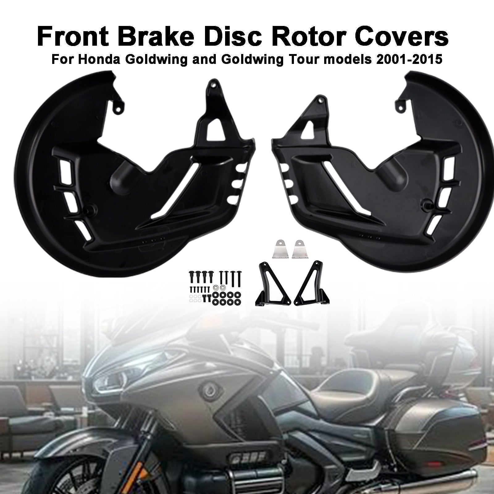 Honda Goldwing GL1800 F6B 01-15 Front Brake Disc Rotor Covers