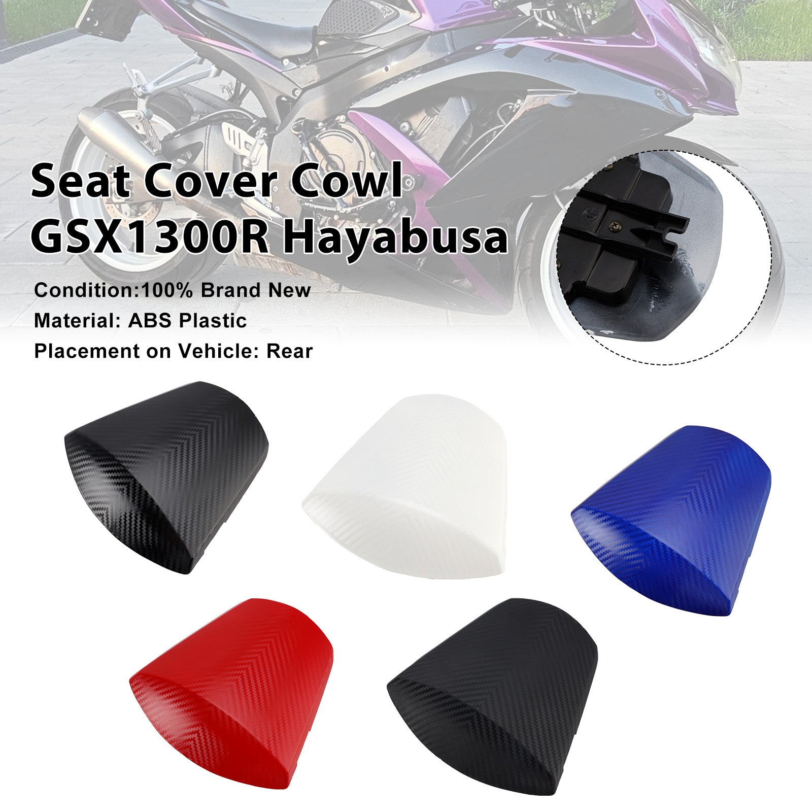 2011-2026 Suzuki GSXR600 GSXR750 K11 Rear Seat Fairing Cover