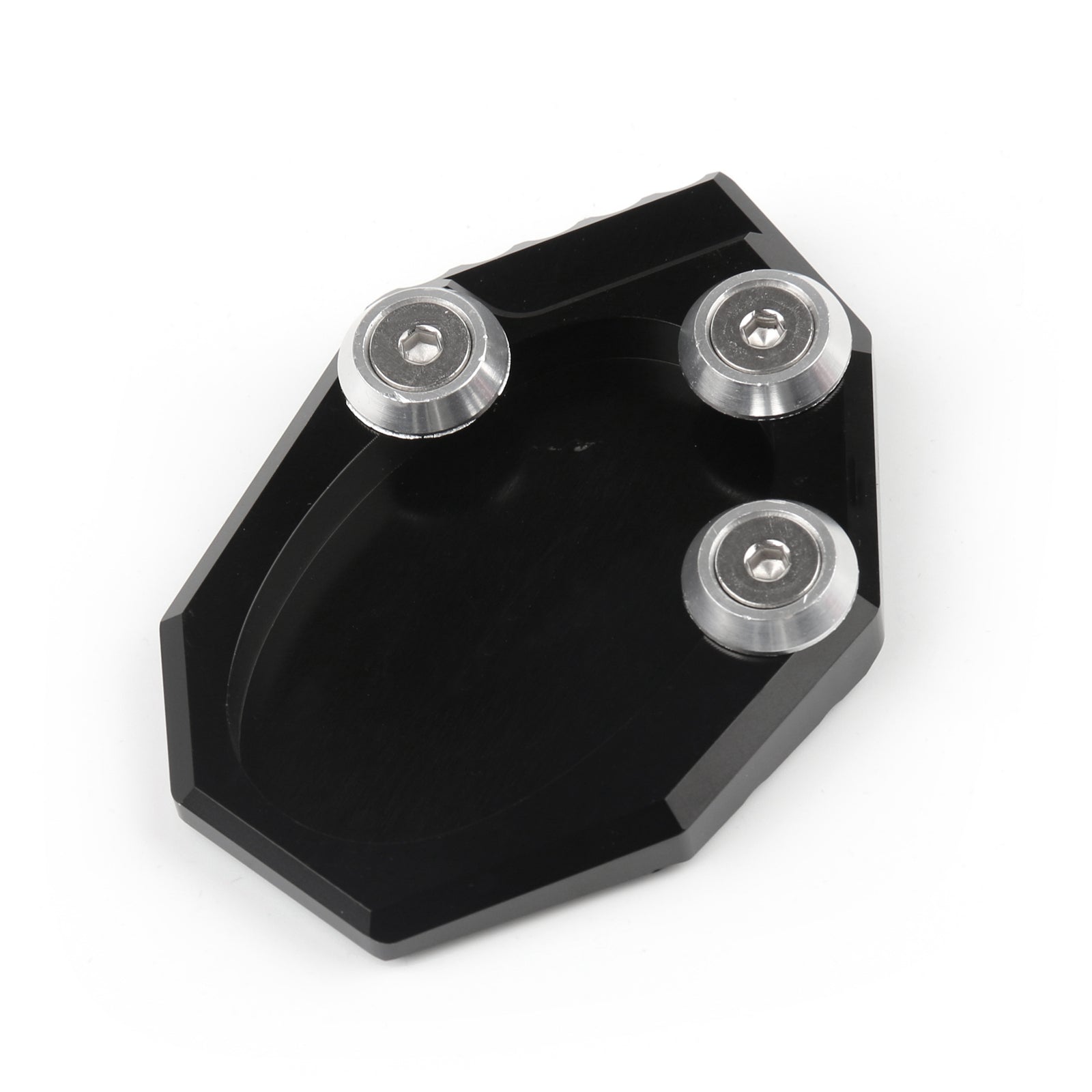 10-18 KAWASAKI Versys 650 KLX250 Kickstand Sidestand Extension Plate Pad BLK