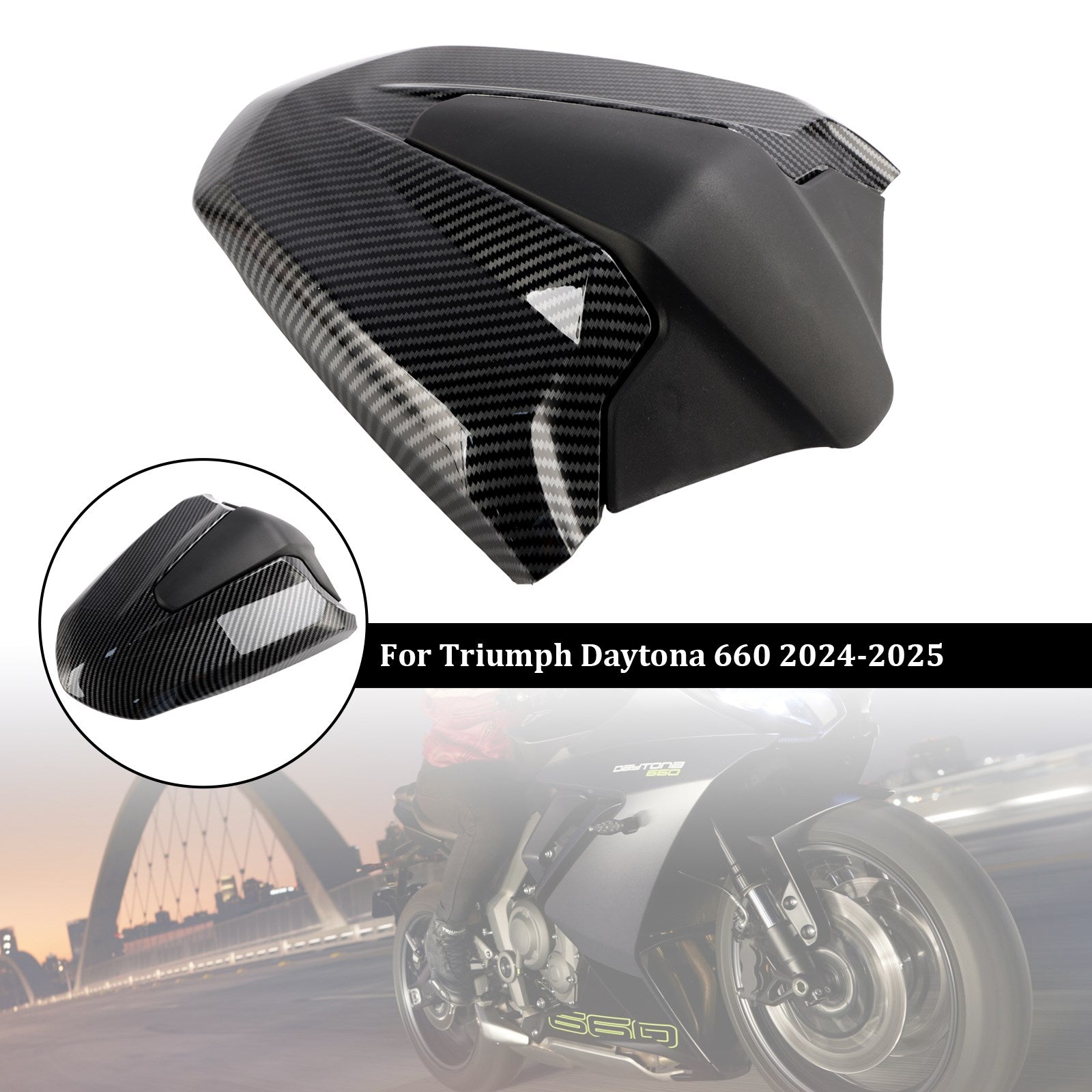 2024-2025 Daytona 660 Tail Rear Seat Cover Fairing Cowl