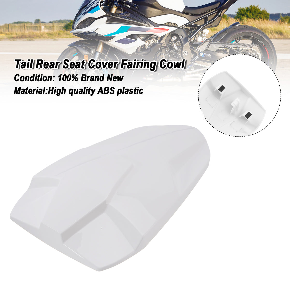 2023-2026 BMW S1000RR Rear Seat Cover Passenger Fairing Cowl