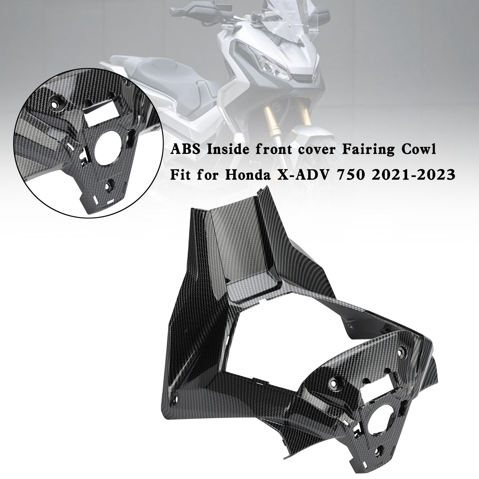 ABS-Innenverkleidung der vorderen Verkleidung für Honda X-ADV 750 XADV 2021-2023