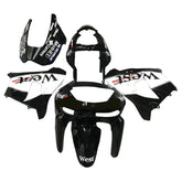 Kit carena Amotopart 1998-1999 Kawasaki ZX6R nero bianco