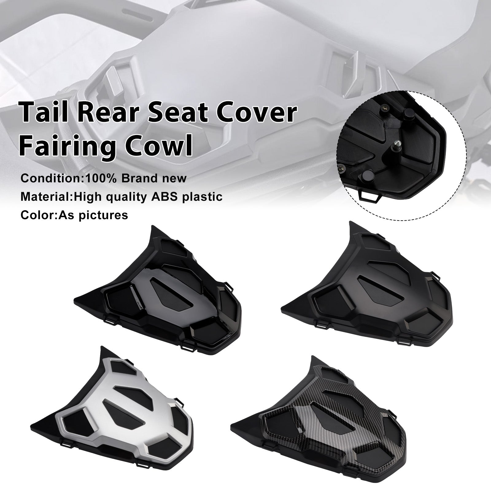 BMW R1300GS 2024-2026 Tail Rear Seat Cover Fairing Cowl