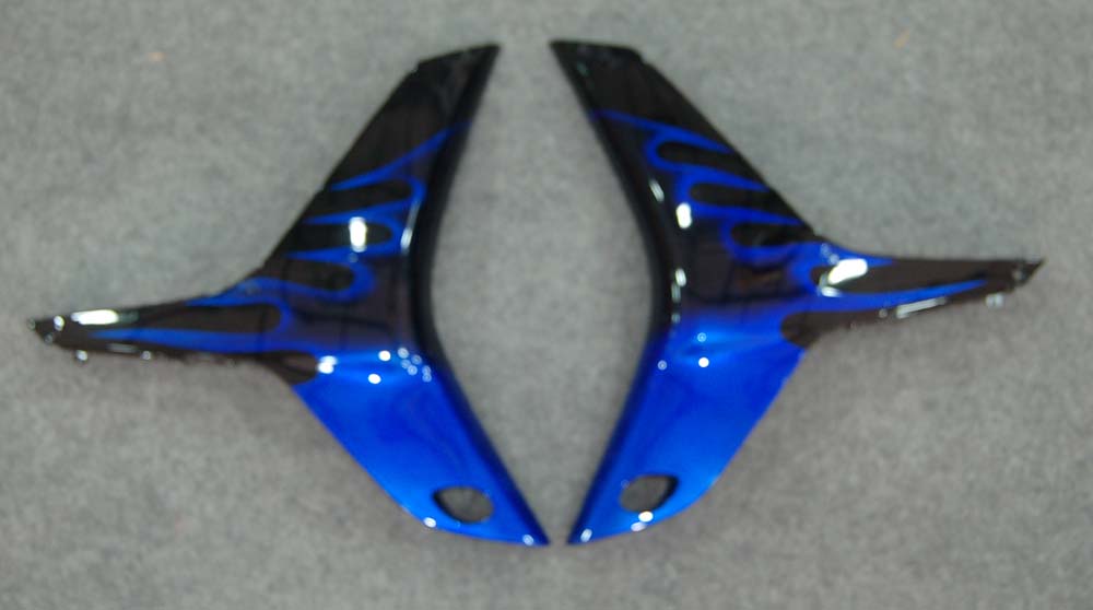 Amotopart 2007-2008 Honda CBR600RR Kit de carénage bleu et noir