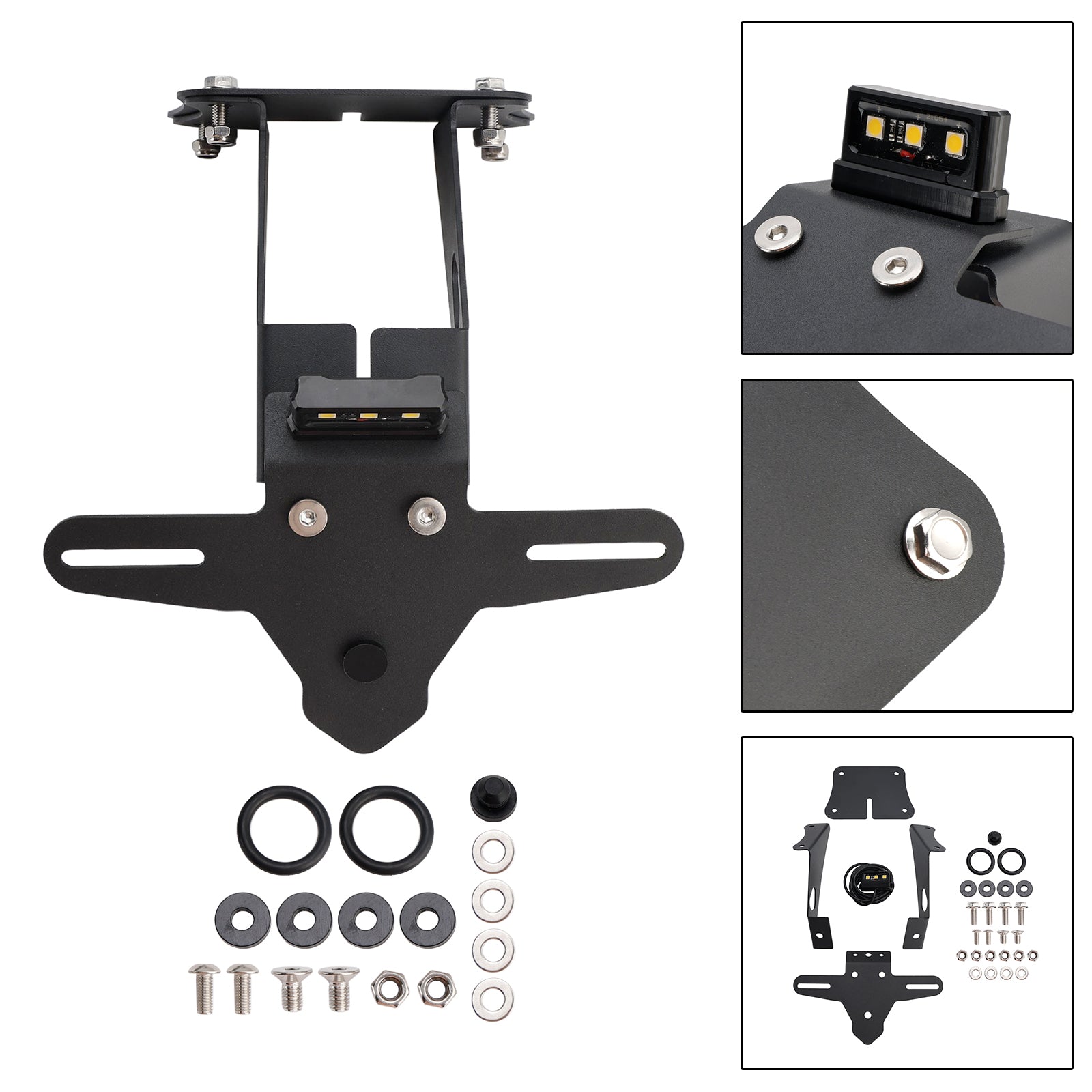 Yamaha YZF-R25 YZF-R3 MT-25 MT-03 19-25 License Plate Holder Frame Bracket