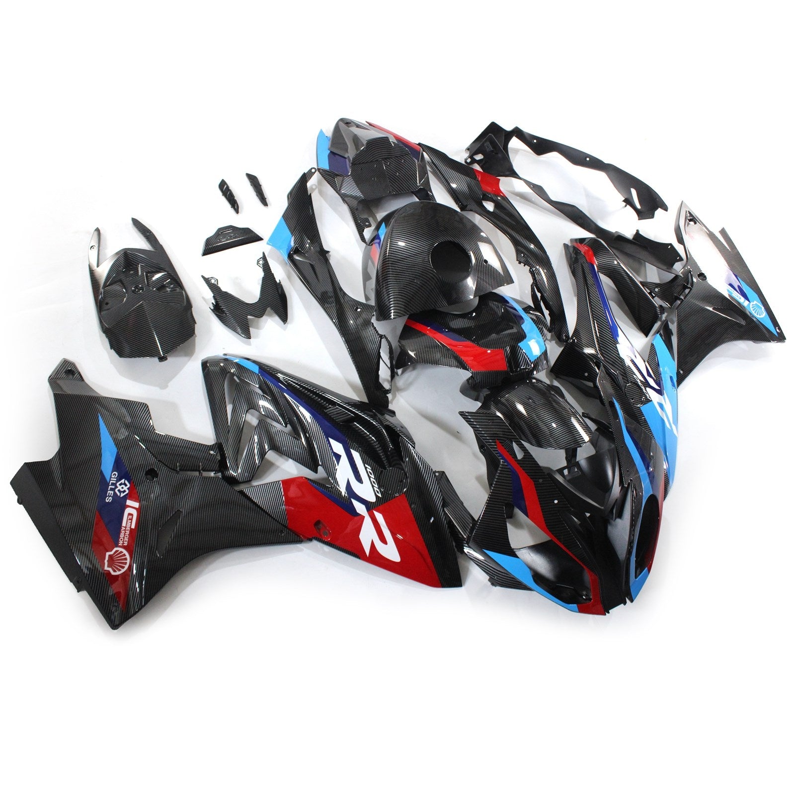 Amotopart 2017-2018 S1000RR S1000RR Carbon Fiber Pattern Fairing Kit