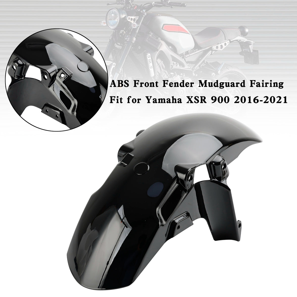 Carenatura parafango parafango anteriore in plastica ABS per Yamaha XSR 900 2016-2021