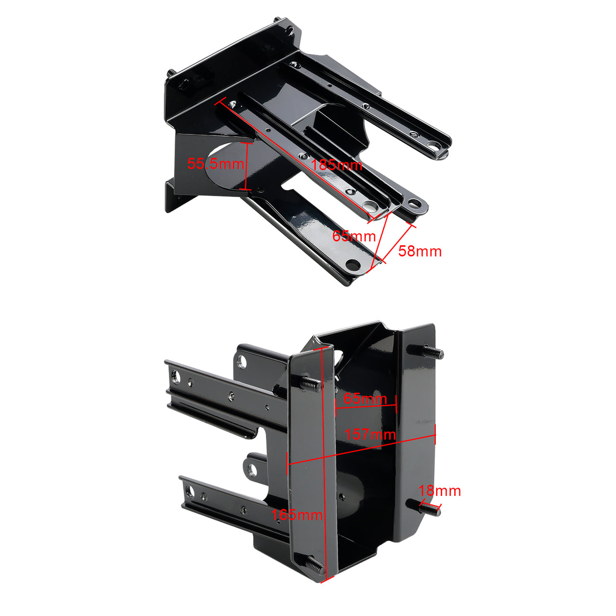 98-13 Supports de montage de support de carénage avant Road Glide