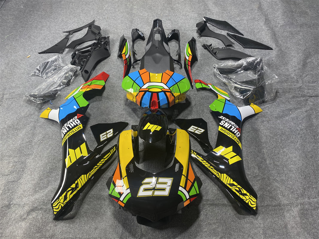 Mehrfarbiges Verkleidungsset von Amotopart für Yamaha 2015–2019 YZF 1000 R1