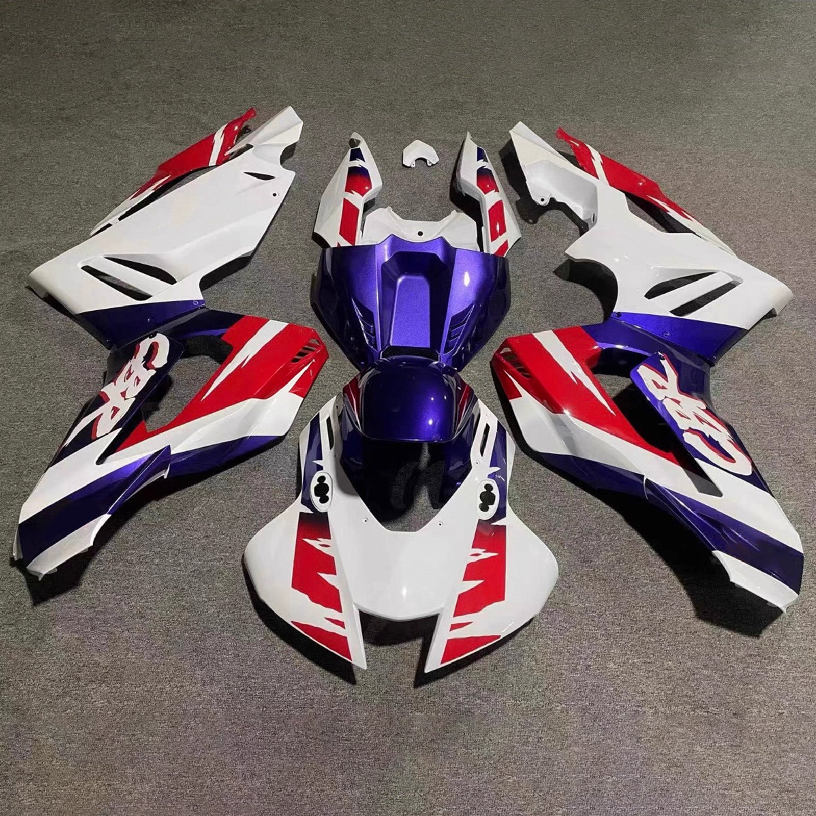 Amotopart 2020-2023 Honda CBR1000RR-R White/Blue/Red Fairing Kit