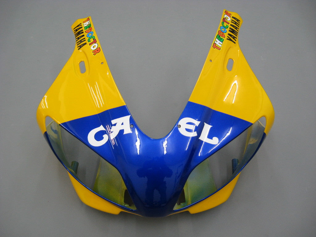 Amotopart 1998-1999 Yamaha YZF 1000 R1 Yellow&Blue Fairing Kit