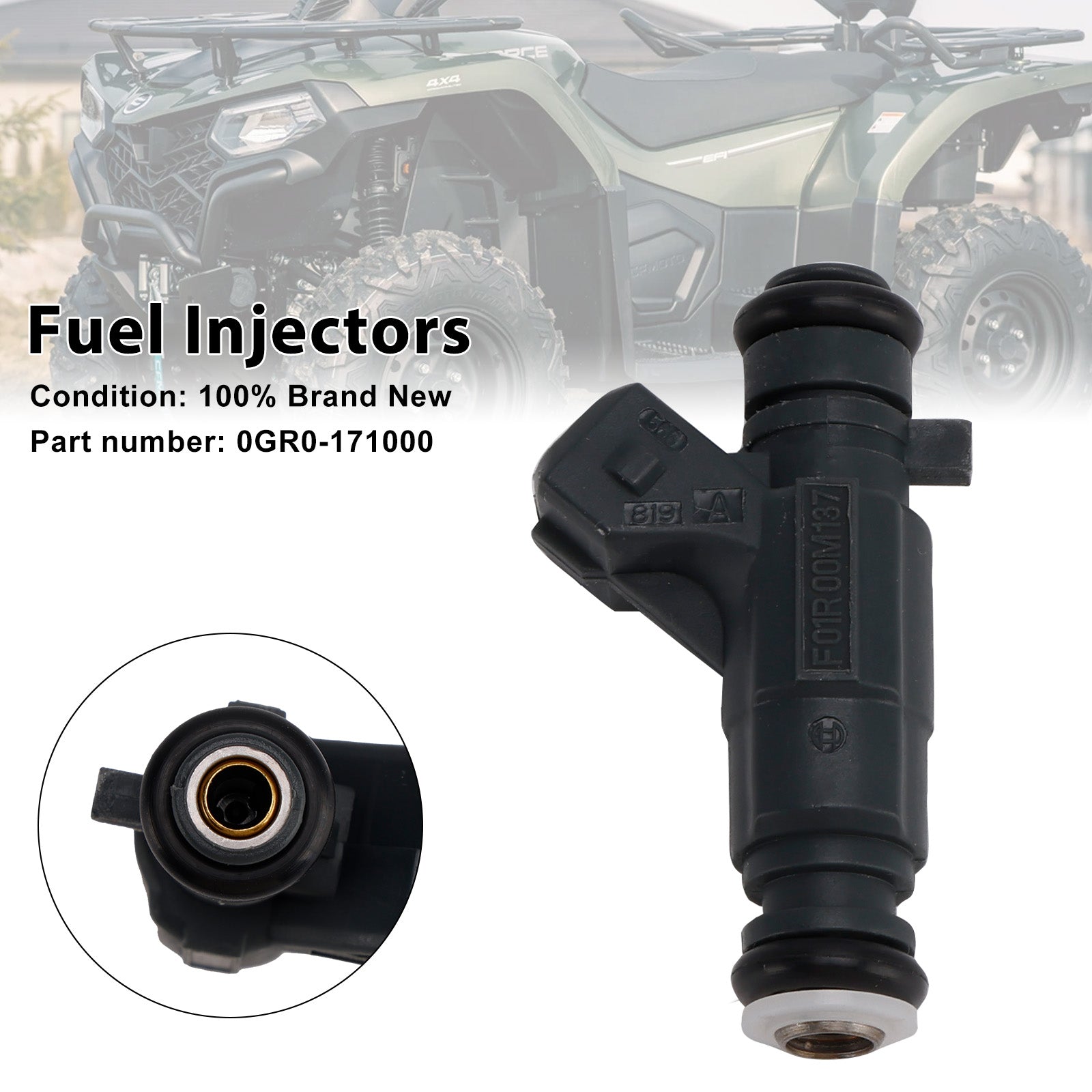 Cf-Moto Cforce 400 500 Zforce Uforce Cf500 Fuel Injectors 0gr0-171000