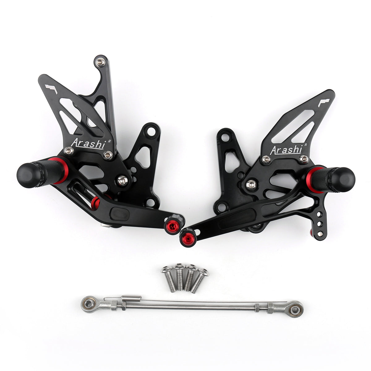 1999-2020 Suzuki Hayabusa GSX1300R CNC czarne zestawy tylne podnóżki podnóżek