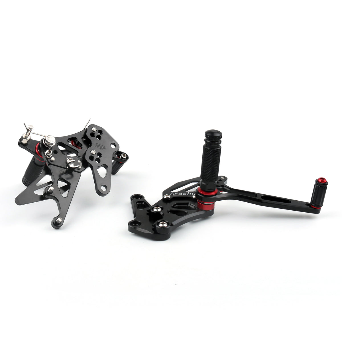1999-2020 Suzuki Hayabusa GSX1300R CNC czarne zestawy tylne podnóżki podnóżek