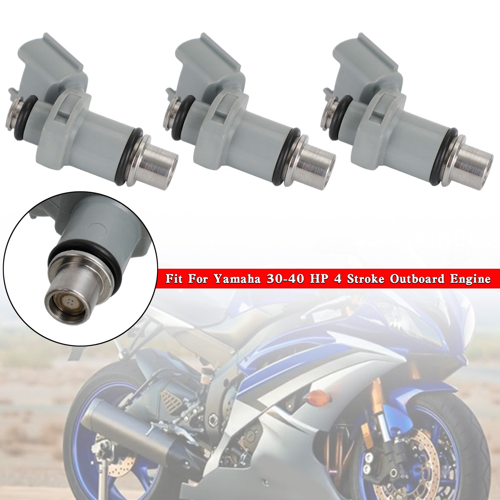 3PCS Yamaha Buitenboordmotor F 30HP 40HP 4 Takt 6BG-13761-00 Injectoren
