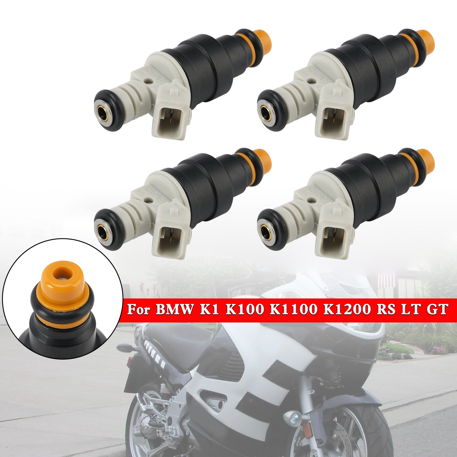 4 Stück BMW K1 K100 K1100 K1200 RS LT GT 0280150941 Einspritzdüse 0280150705