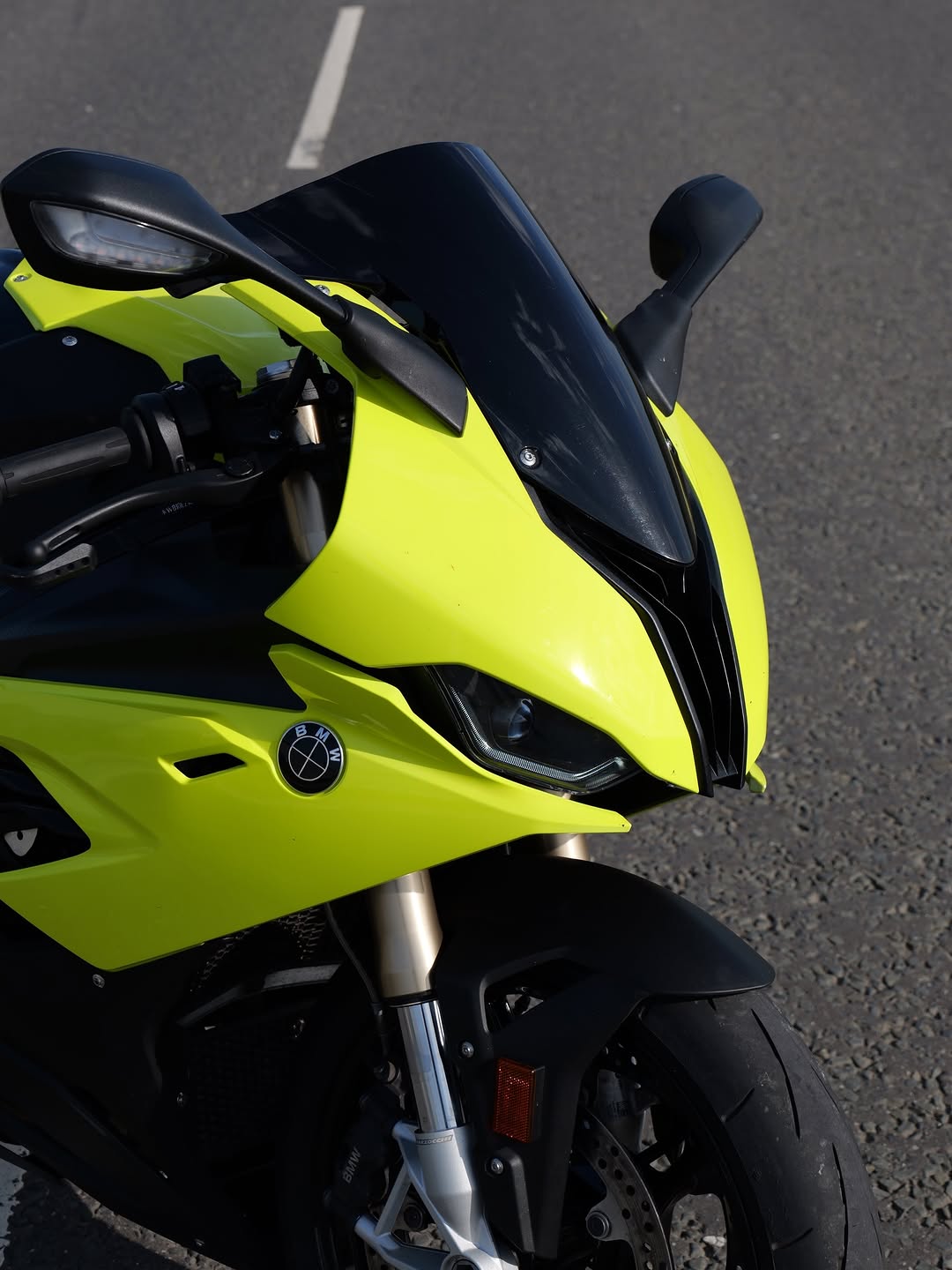 Kit de carenagens fluorescentes Chartreuse Amotopart BMW S1000RR 2019-2022