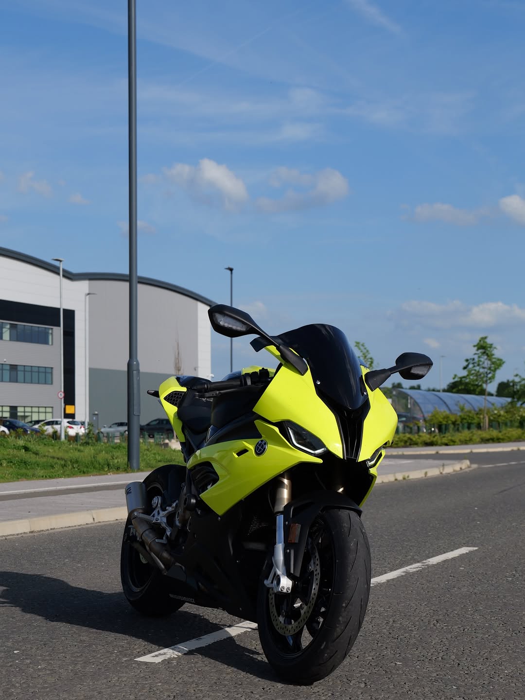 Kit de carenagens fluorescentes Chartreuse Amotopart BMW S1000RR 2019-2022
