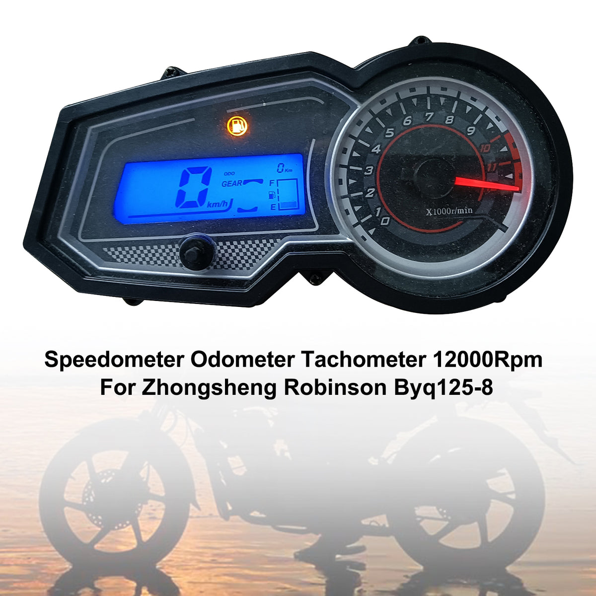 Zhongsheng Robinson Byq125-8 Tachimetro Contachilometri Contagiri 12000 giri/min