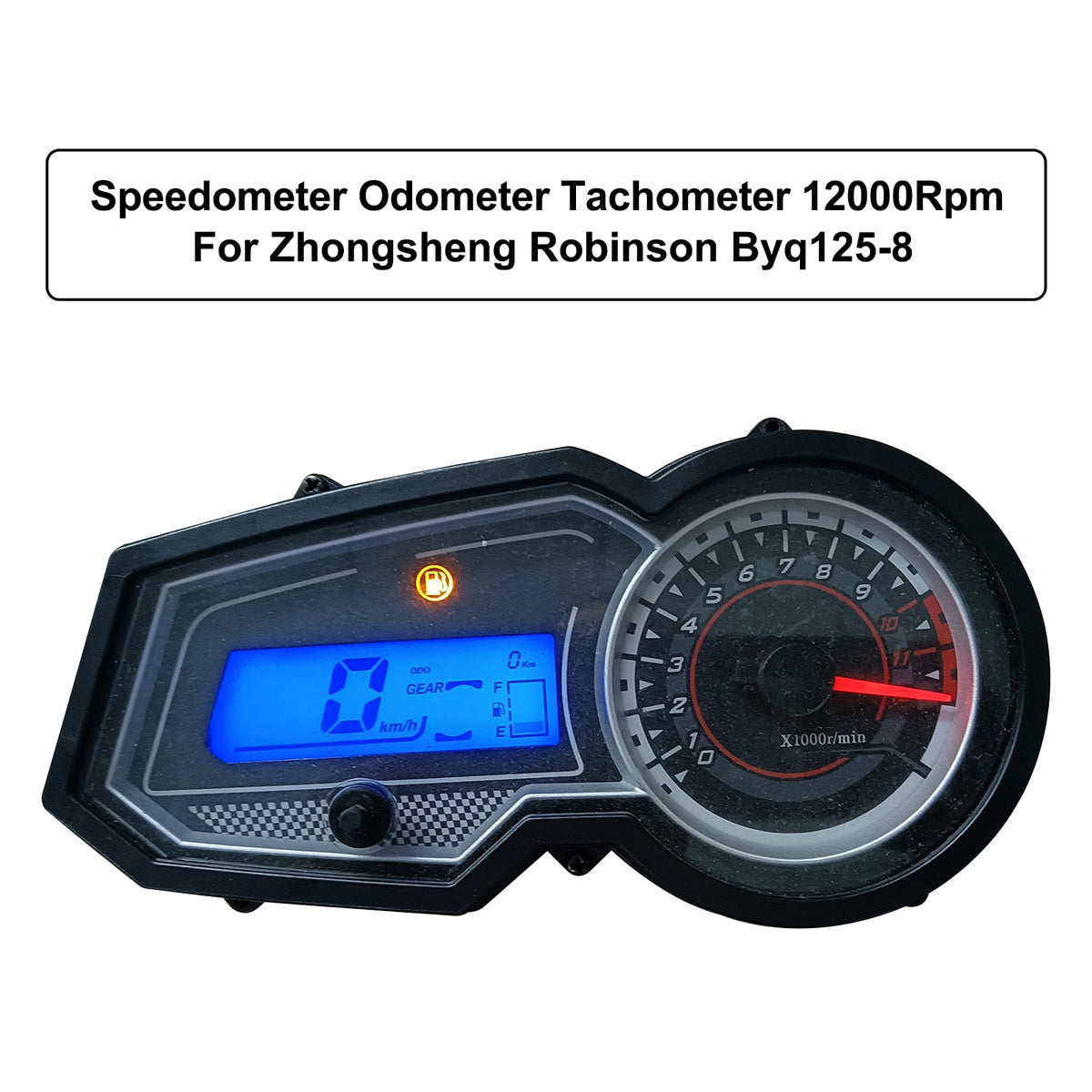 Zhongsheng Robinson Byq125-8 Tachimetro Contachilometri Contagiri 12000 giri/min