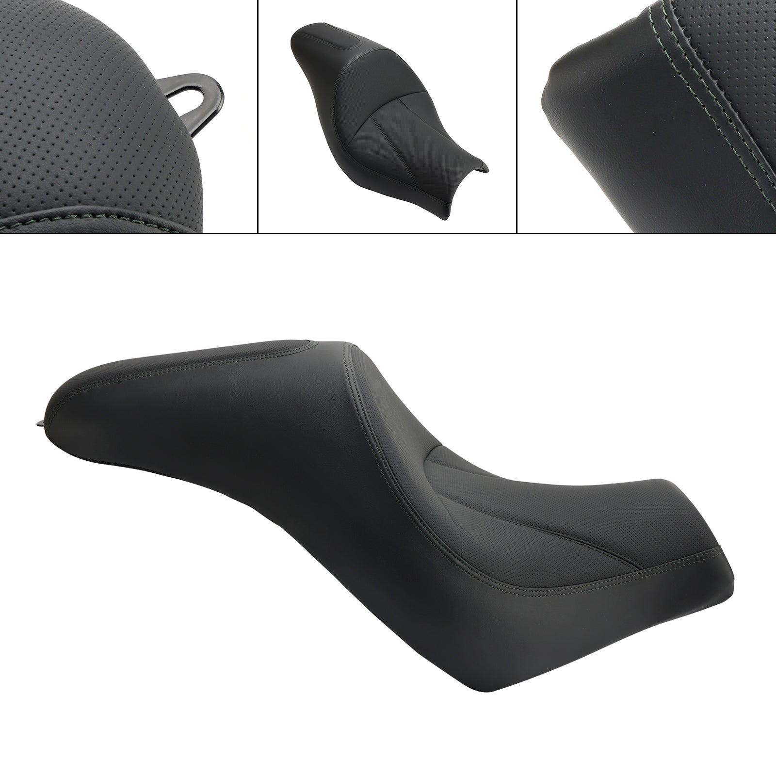 Coussin de conducteur de siège avant et arrière en Pu pour Kawasaki Vulcan S Vn En 650 2015-2023