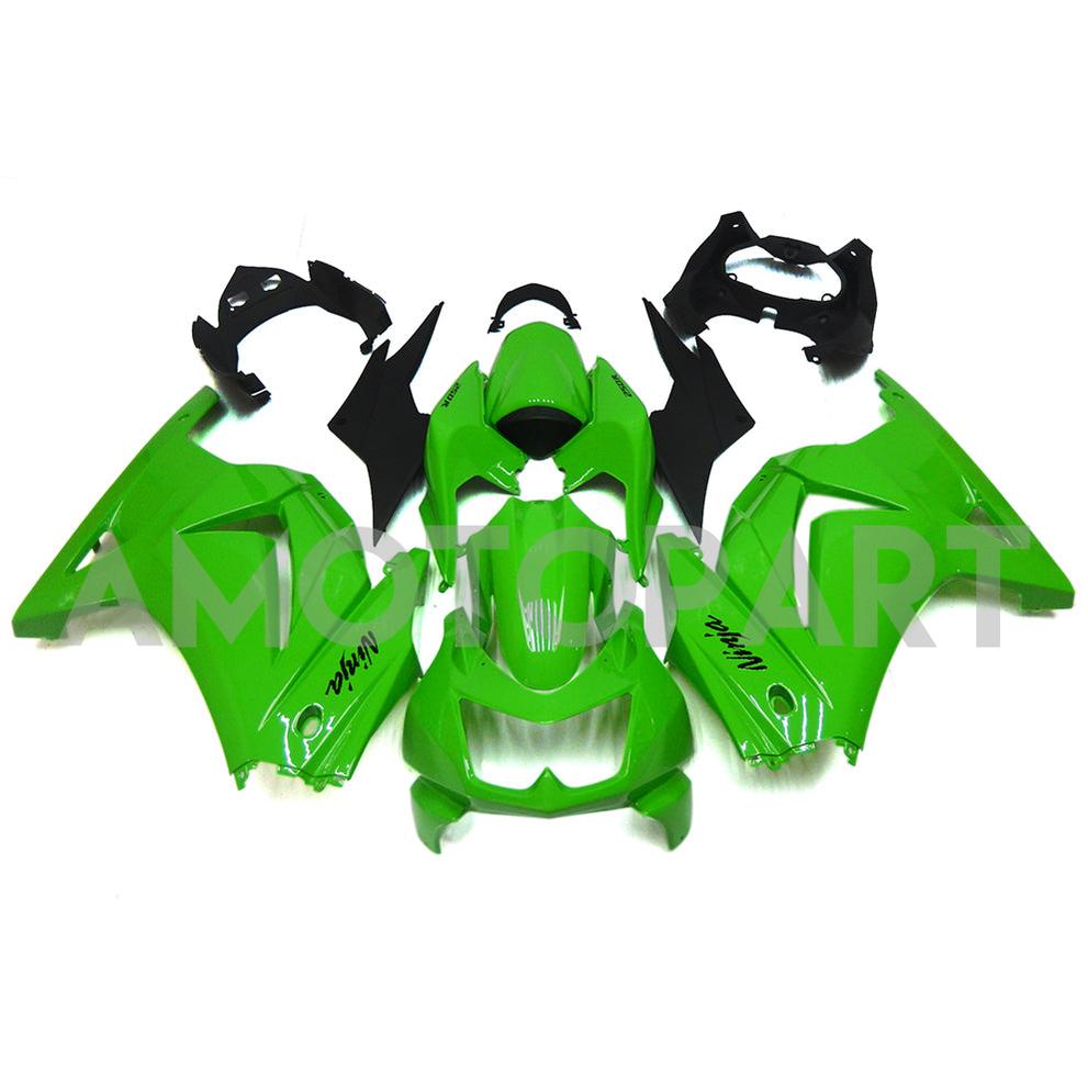 Amotopart Kawasaki EX250 Ninja250R 2008-2012 Green Fairing Kit