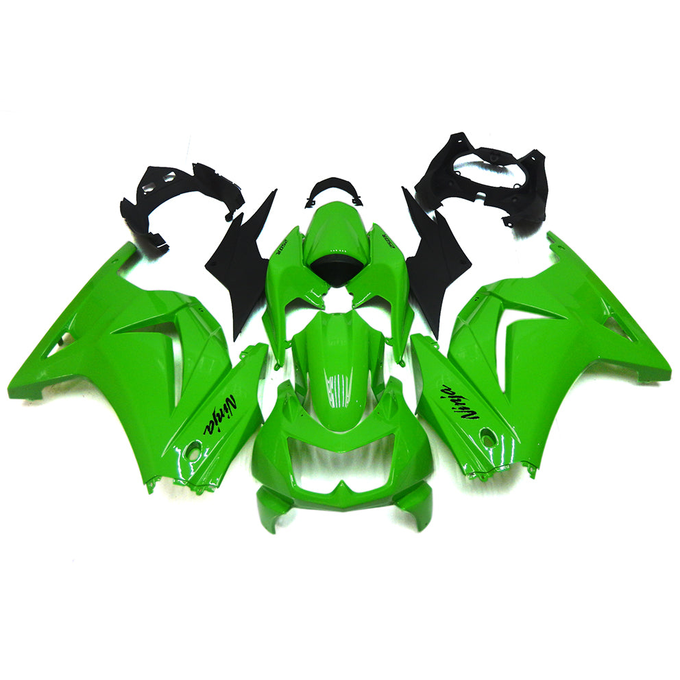 Amotopart Kawasaki EX250 Ninja250R 2008-2012 Green Fairing Kit